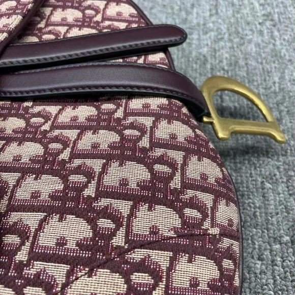 100% Authentic Dior Saddle Small Cloth Crossbody Bag - Picture 13 of 16